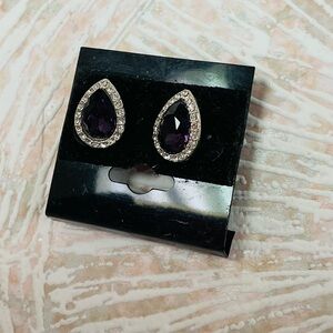 NEW Amethyst colored Teardrop Earrings